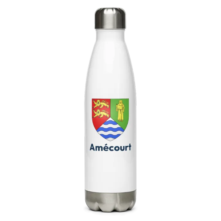 Gourde inox — blason d'Amécourt