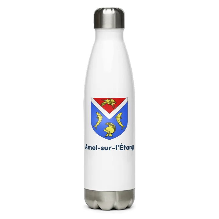 Gourde inox blason de Amel-sur-l'Étang