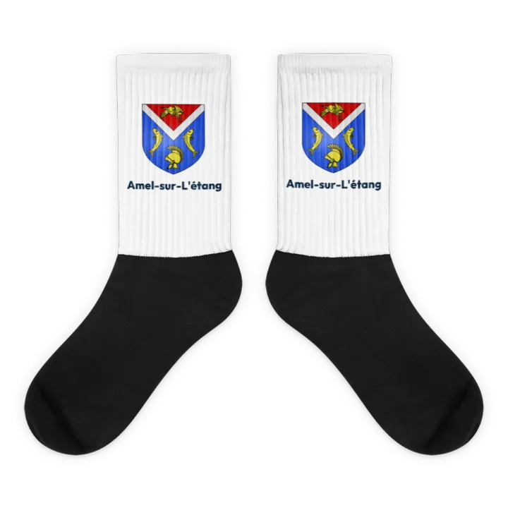 Chaussettes — blason d'Amel-sur-l'Étang
