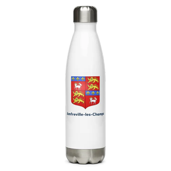 Gourde inox blason de Amfreville-les-Champs