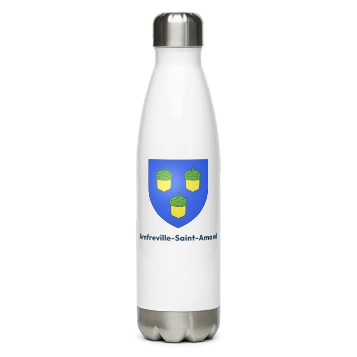 Gourde inox blason de Amfreville-Saint-Amand