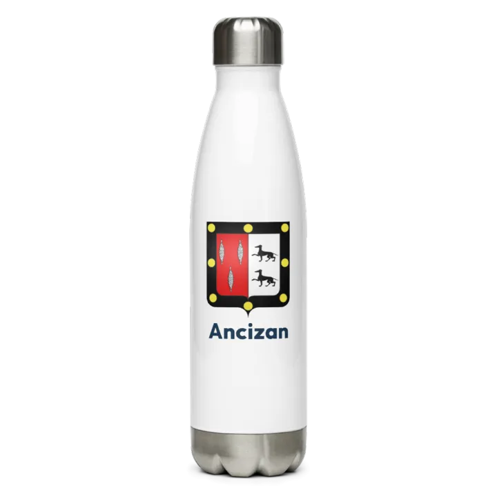 Gourde inox blason de Ancizan