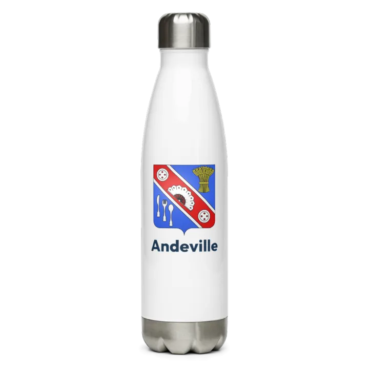Gourde inox blason de Andeville