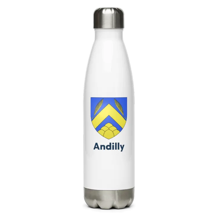 Gourde inox blason de Andilly