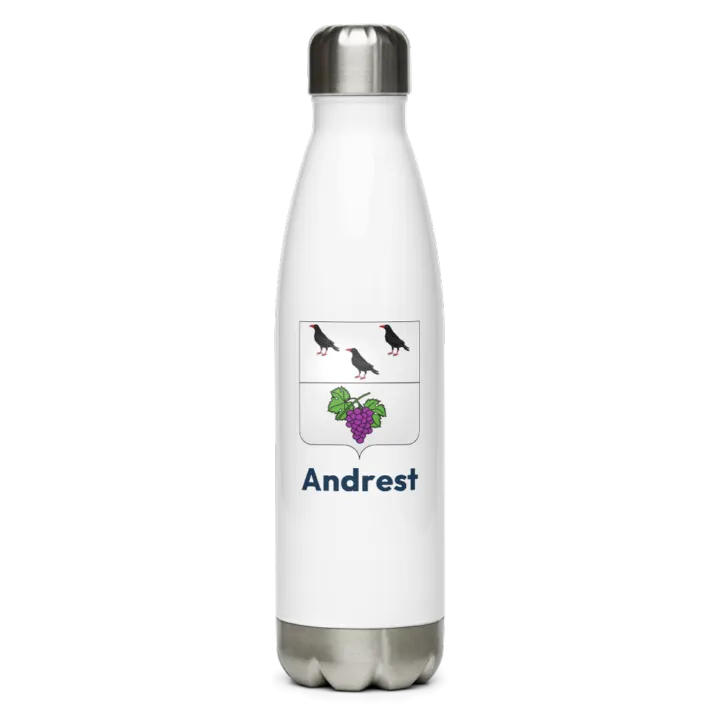 Gourde inox blason de Andrest
