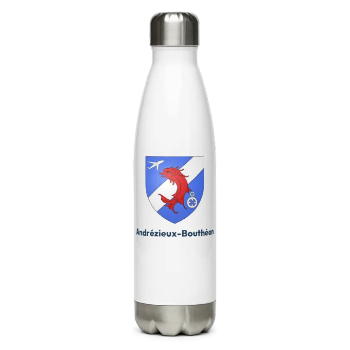Gourde inox blason de Andrézieux-Bouthéon
