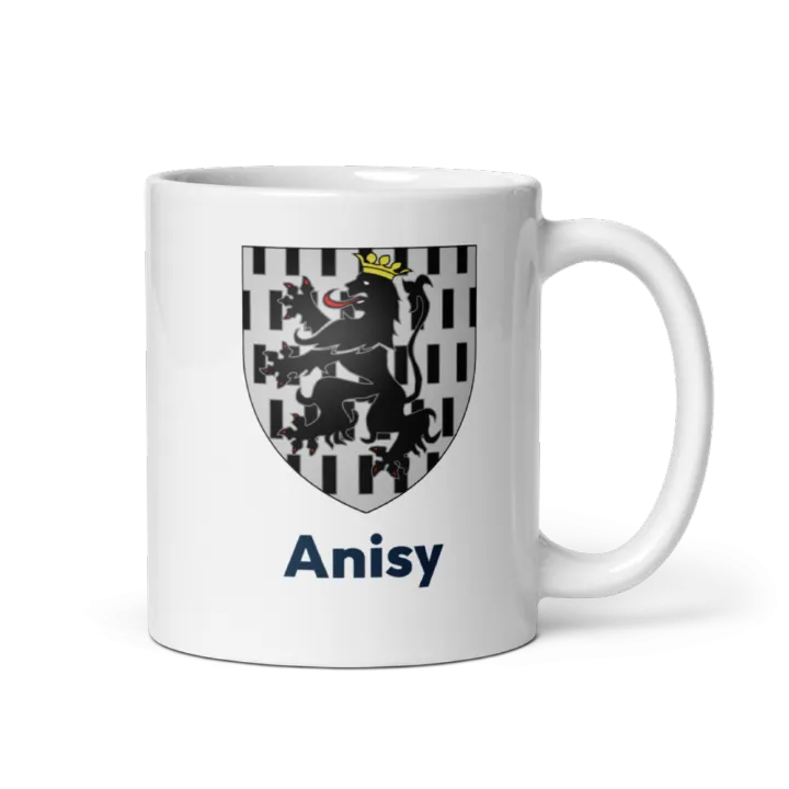 Mug blason de Anisy