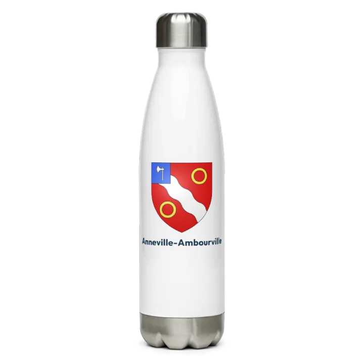 Gourde inox blason de Anneville-Ambourville