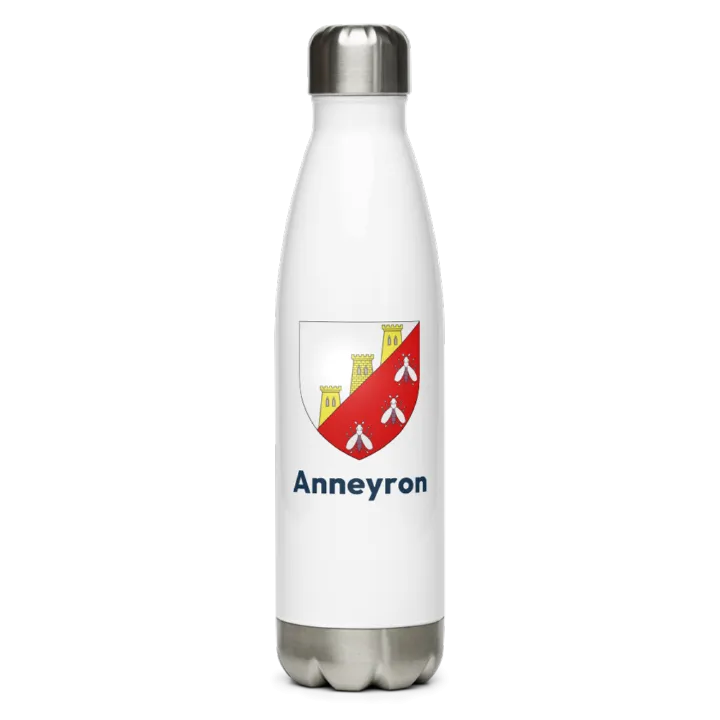 Gourde inox blason de Anneyron