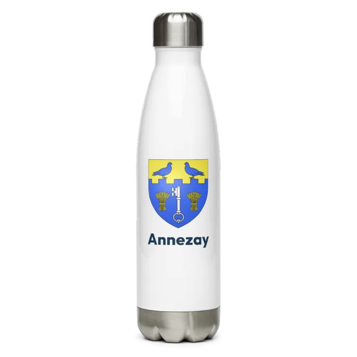 Gourde inox — blason d'Annezay