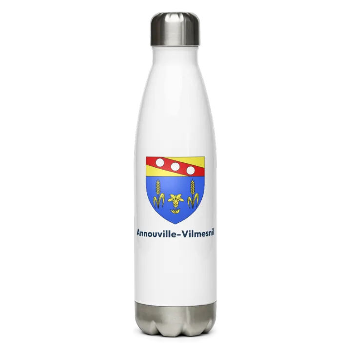 Gourde inox — blason d'Annouville-Vilmesnil