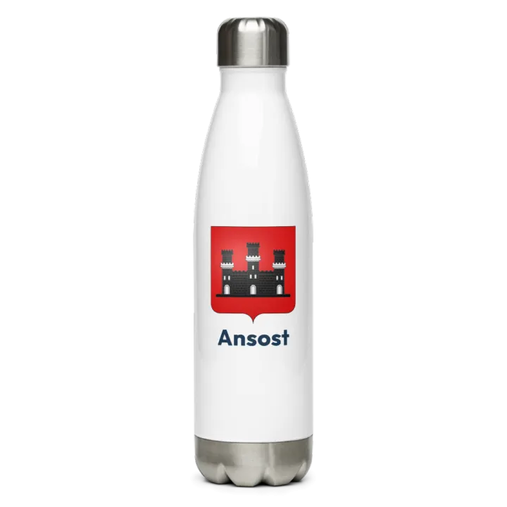 Gourde inox blason de Ansost