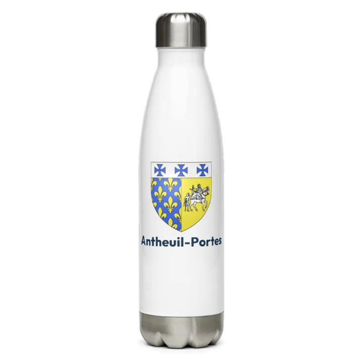 Gourde inox — blason d'Antheuil-Portes