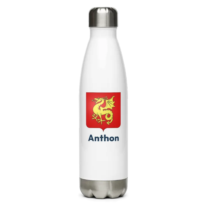 Gourde inox blason de Anthon