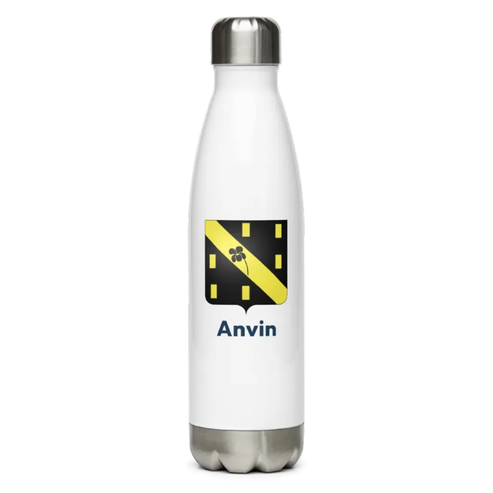 Gourde inox blason de Anvin