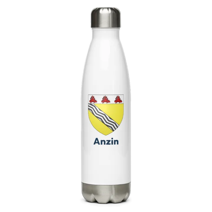 Gourde inox blason de Anzin