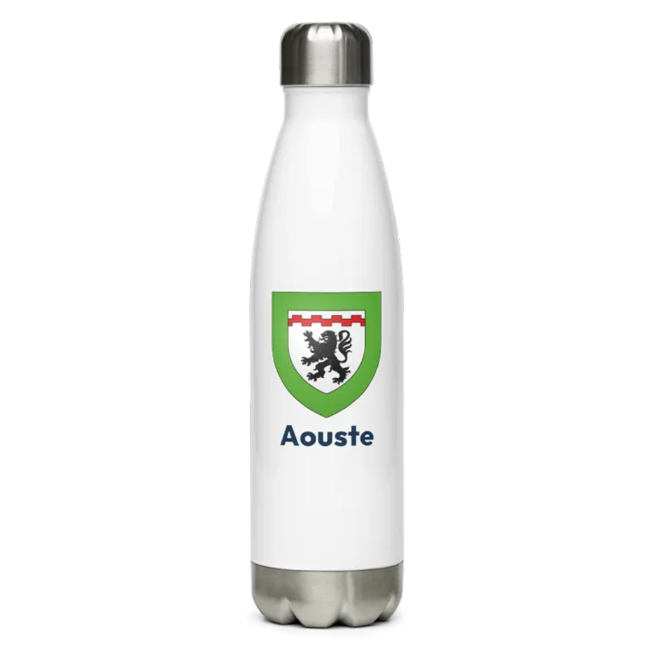 Gourde inox blason de Aouste