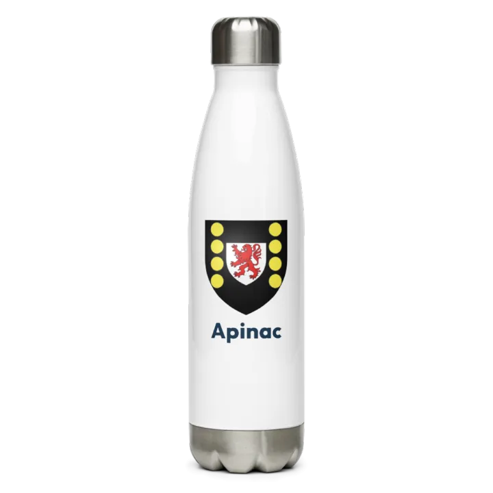 Gourde inox blason de Apinac