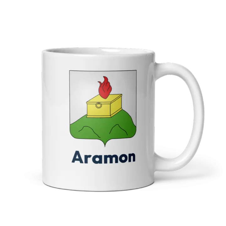 Mug blason de Aramon