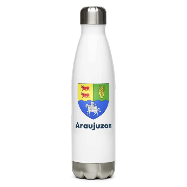 Gourde inox — blason d'Araujuzon