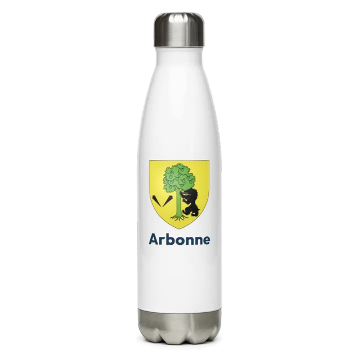 Gourde inox blason de Arbonne