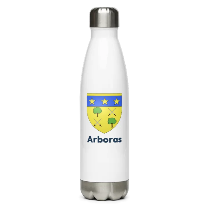 Gourde inox blason de Arboras