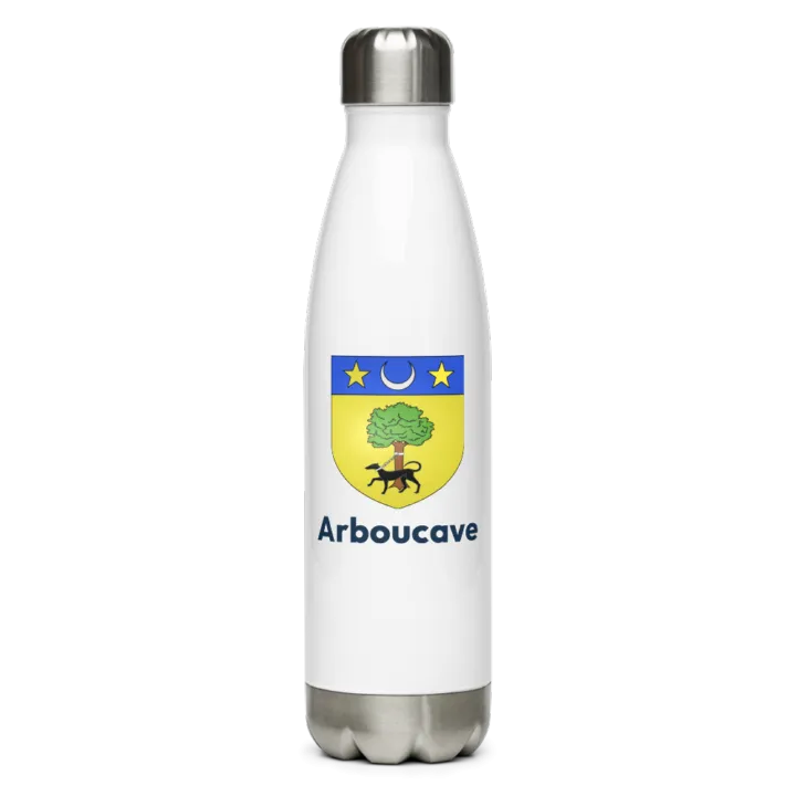 Gourde inox blason de Arboucave
