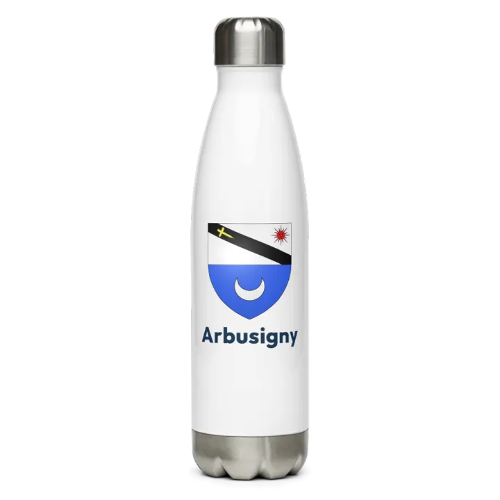 Gourde inox blason de Arbusigny