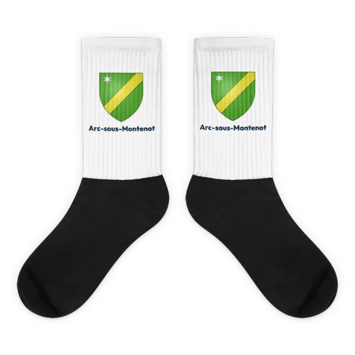 Chaussettes — blason d'Arc-sous-Montenot