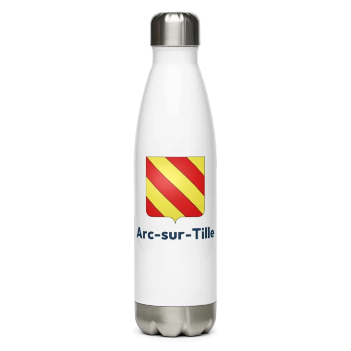 Gourde inox — blason d'Arc-sur-Tille