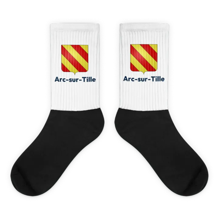 Chaussettes — blason d'Arc-sur-Tille