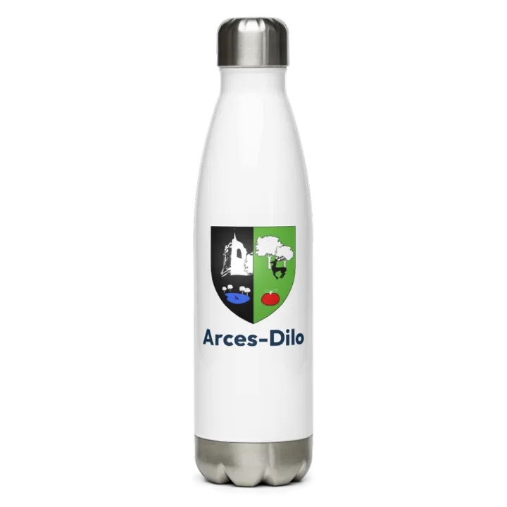 Gourde inox blason de Arces-Dilo