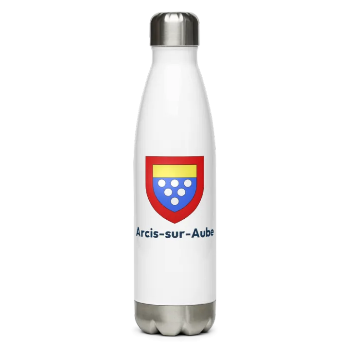 Gourde inox blason de Arcis-sur-Aube