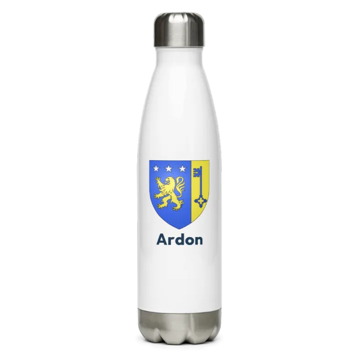 Gourde inox — blason d'Ardon