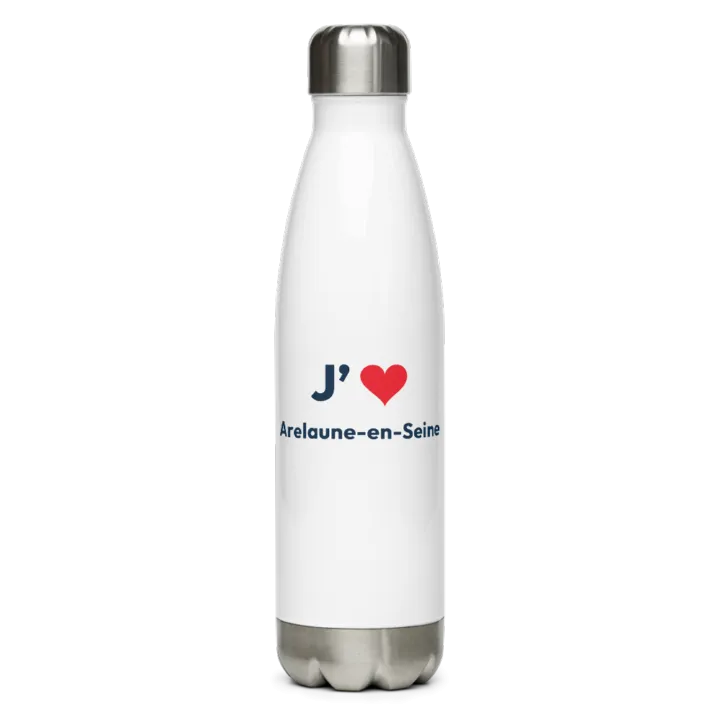 Gourde inox « J’❤ Arelaune-en-Seine »