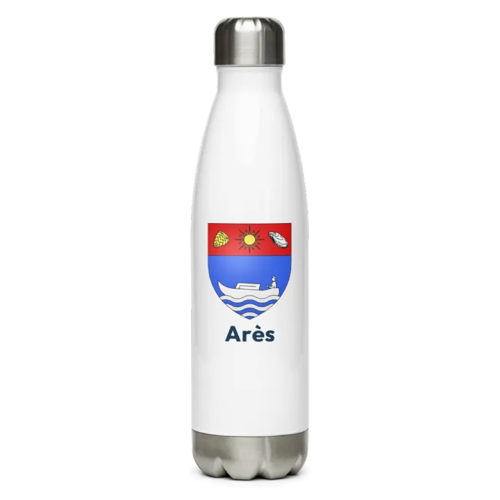 Gourde inox blason de Arès