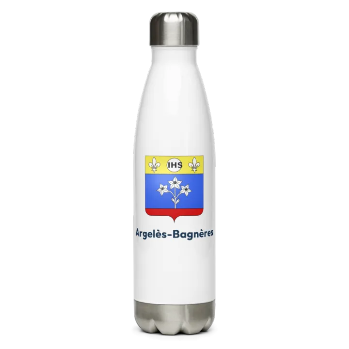 Gourde inox blason de Argelès-Bagnères
