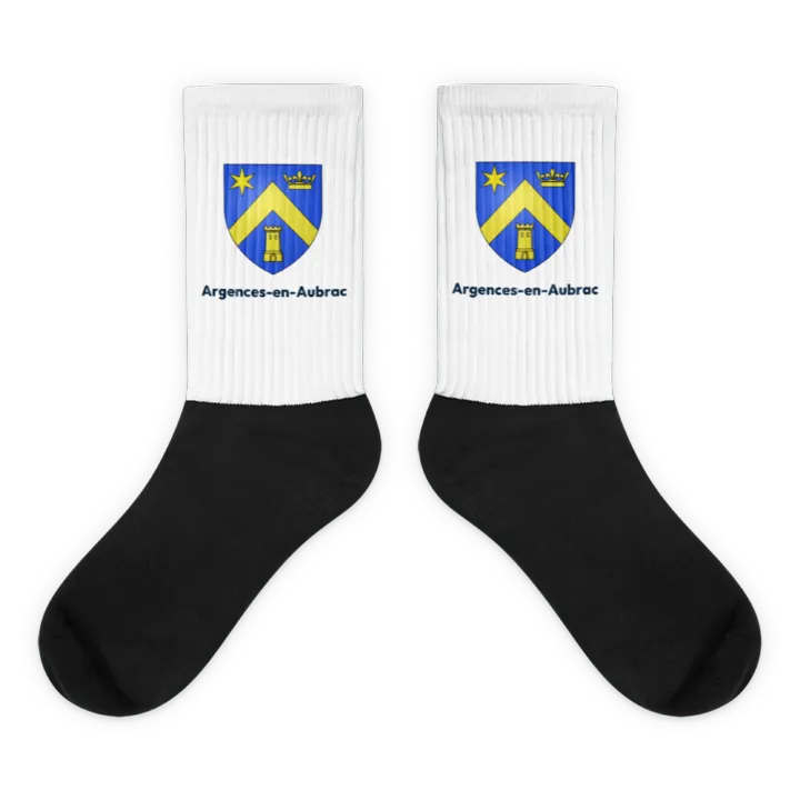 Chaussettes — blason d'Argences en Aubrac