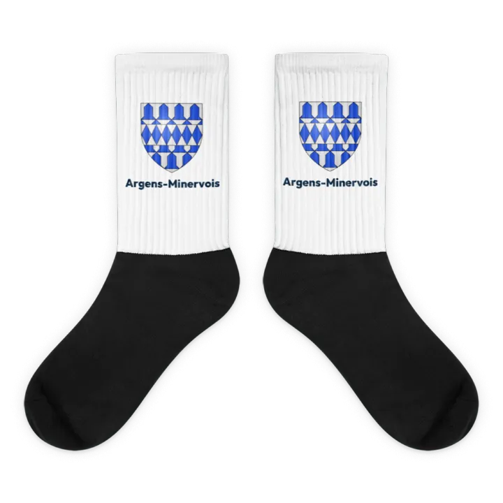Chaussettes — blason d'Argens-Minervois
