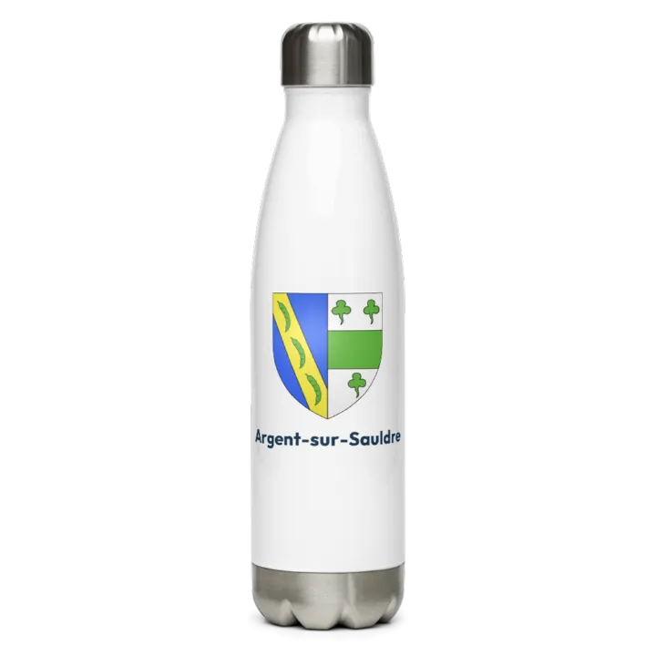 Gourde inox blason de Argent-sur-Sauldre