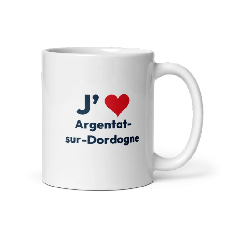 Mug « J’❤ Argentat-sur-Dordogne »