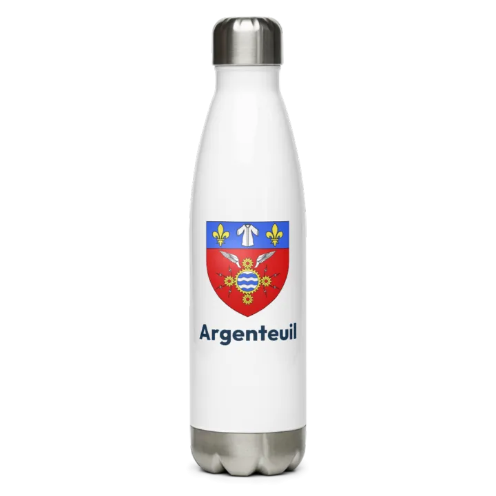 Gourde inox blason de Argenteuil