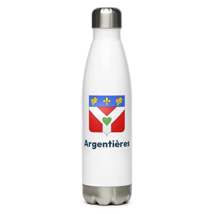 Gourde inox blason de Argentières
