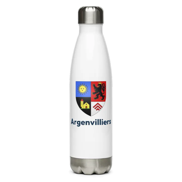 Gourde inox blason de Argenvilliers