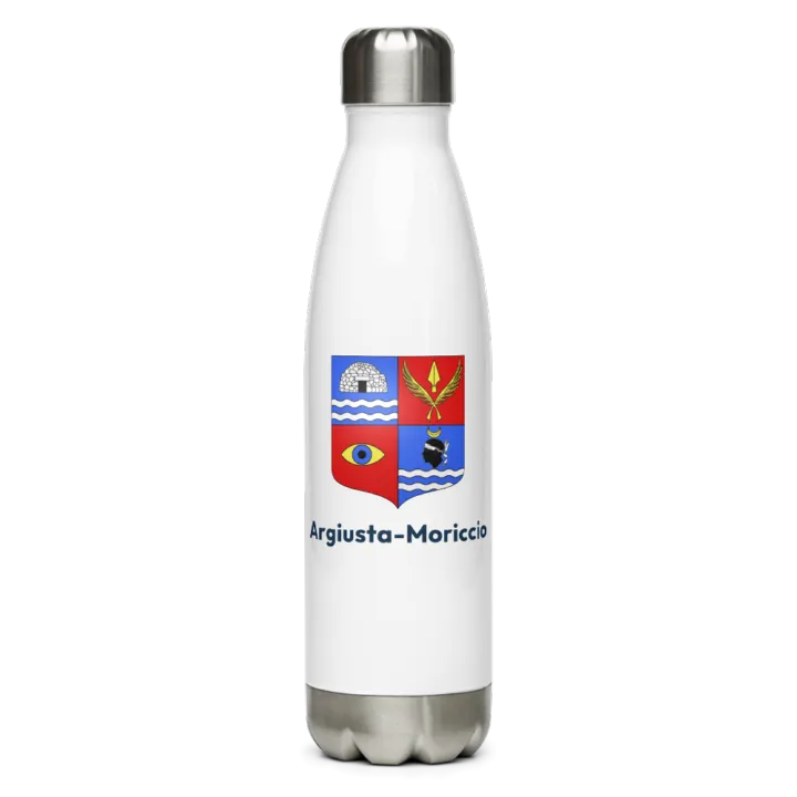 Gourde inox blason de Argiusta-Moriccio
