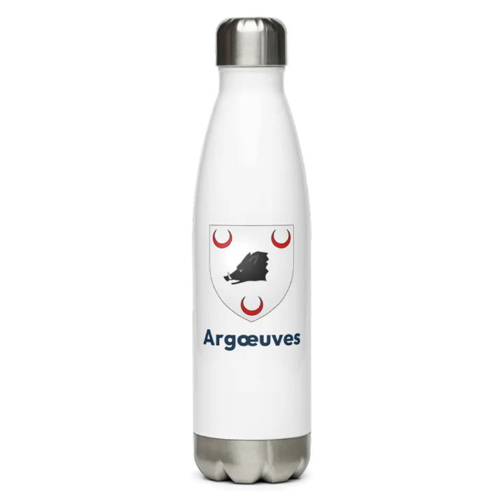 Gourde inox blason de Argœuves