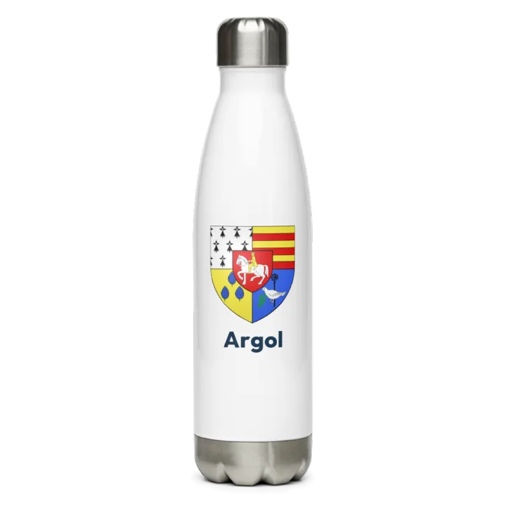 Gourde inox blason de Argol