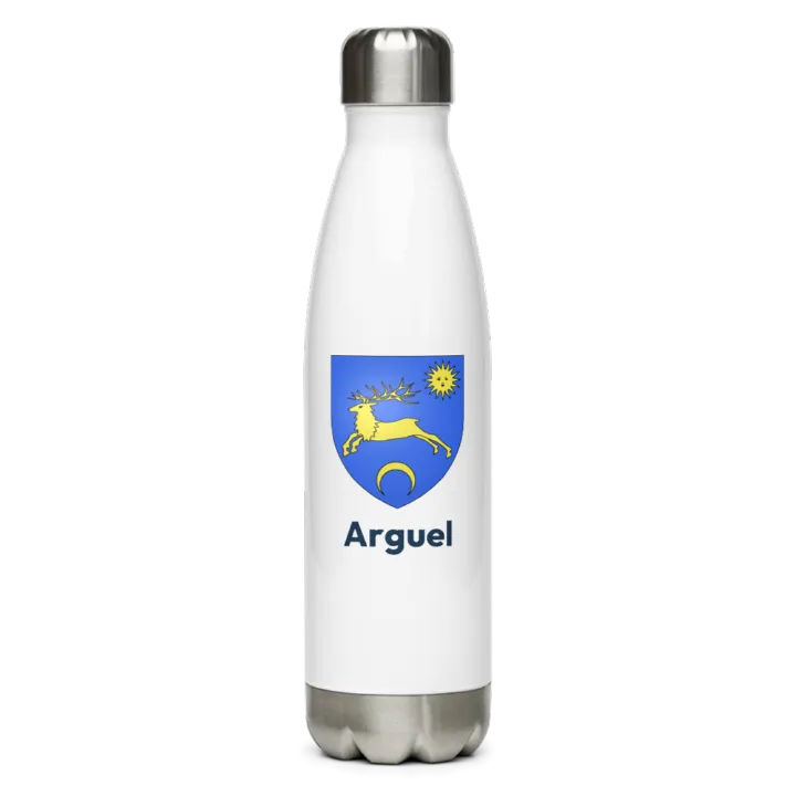 Gourde inox blason de Arguel