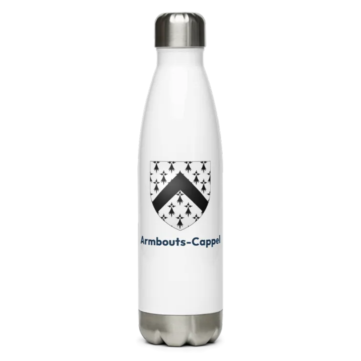 Gourde inox blason de Armbouts-Cappel