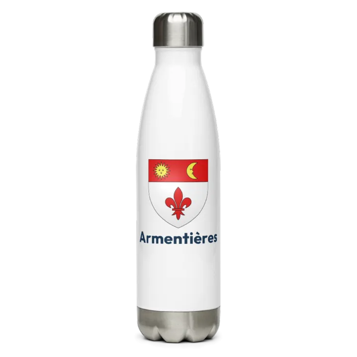 Gourde inox blason de Armentières